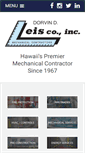 Mobile Screenshot of leisinc.com